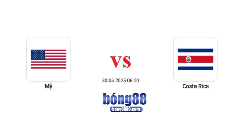 Mỹ vs Costa Rica 06h00 ngày 30/6 tại tứ kết Gold Cup 2025 Nhận định Mỹ vs Costa Rica