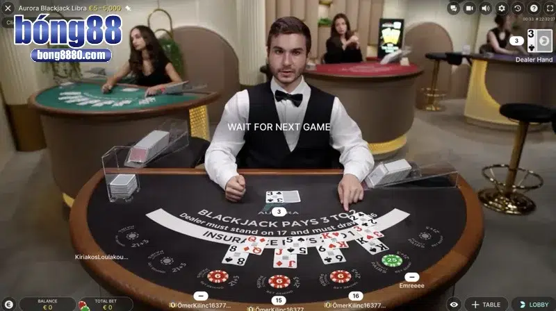 Blackjack tại Bong88 – Thách thức đỉnh cao ở sảnh Casino Quản lý vốn cược tốt để có trải nghiệm bền bỉ
