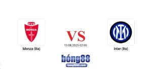 Nhận định Monza Vs Inter (13/8) - Trận giao hữu chênh lệch