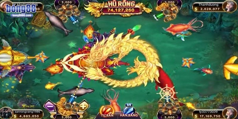 Bắn cá Thần Rồng: Chiến thuật săn cá chất đến không ngờ Hạ càng nhiều cá càng tốt