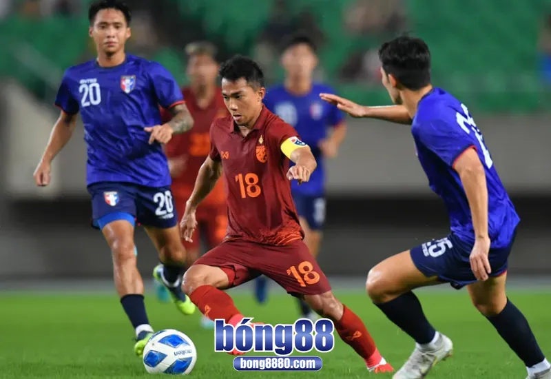 Thái Lan vs Đài Loan TQ 19h30 ngày 9/10/2025 - Vòng 3 Asian Cup 2027 Phong độ của đội tuyển Thái Lan được đánh giá cao hơn